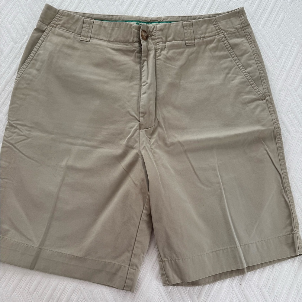 Lacoste Men's Khaki Flat Front Shorts